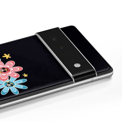 Cartoon Network Powerpuff Girls Flowers Google Pixel 6 Pro Skin